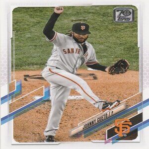 Johnny Cueto - 2021 Topps 70th Anniversary Series 1 MLB Card